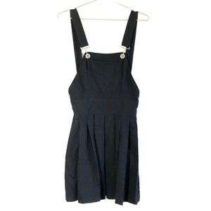 Black Overall Jumper Fit and Flare Dress